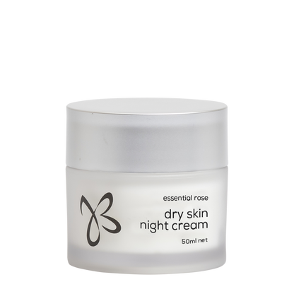 dry skin night cream jar