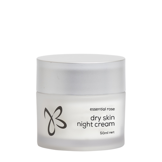 dry skin night cream jar