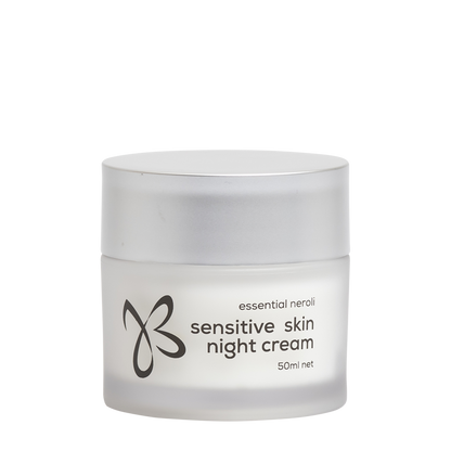 sensitive skin night cream jar